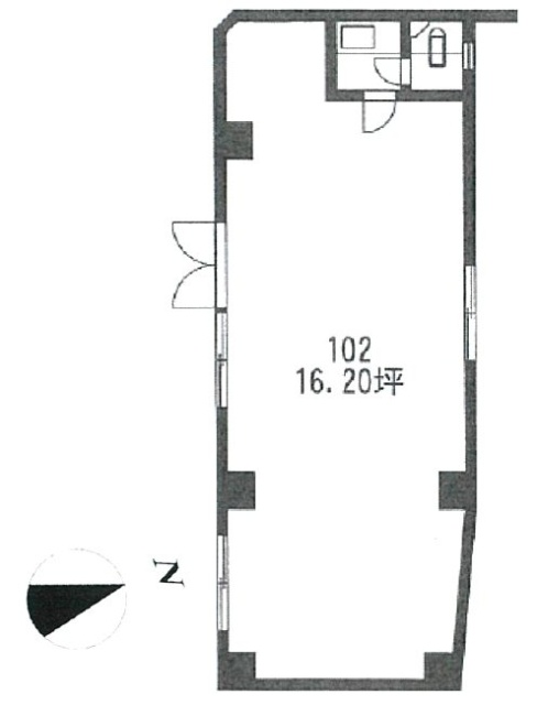 ユニティビル102 間取り図