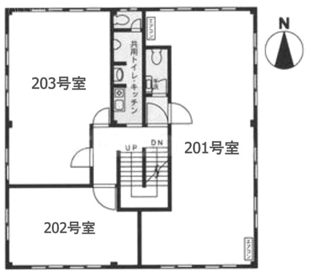 エミナンサガミビル201 間取り図