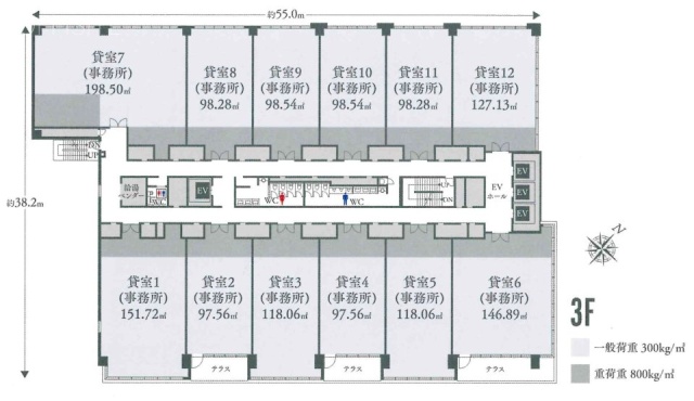 ディールつくばビル7 間取り図