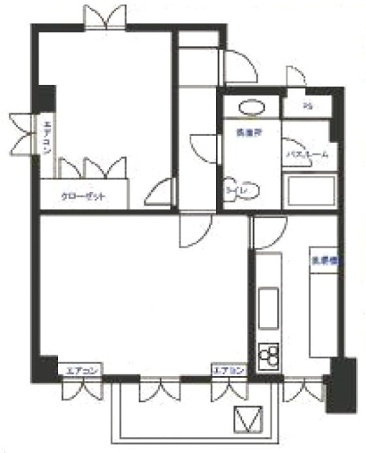 カサデリア自由が丘ビル401 間取り図