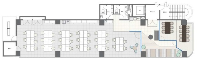 プライム日本橋久松町ビル6F 間取り図