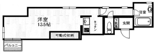 ラ・カーサ・セレナータ401 間取り図