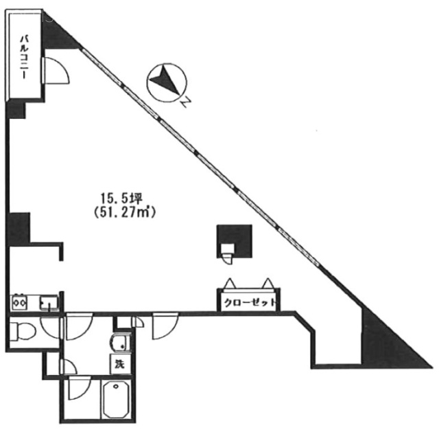 第一芝一丁目ビル2F 間取り図