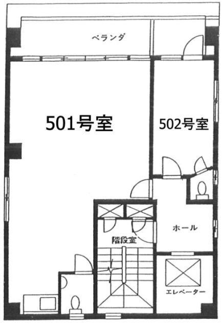 ブライトビル502 間取り図