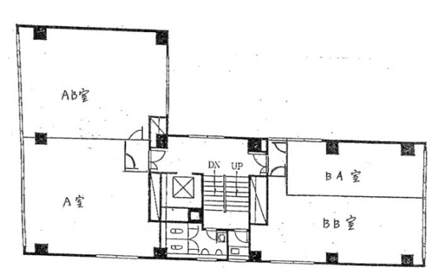 東成ビルAB 間取り図
