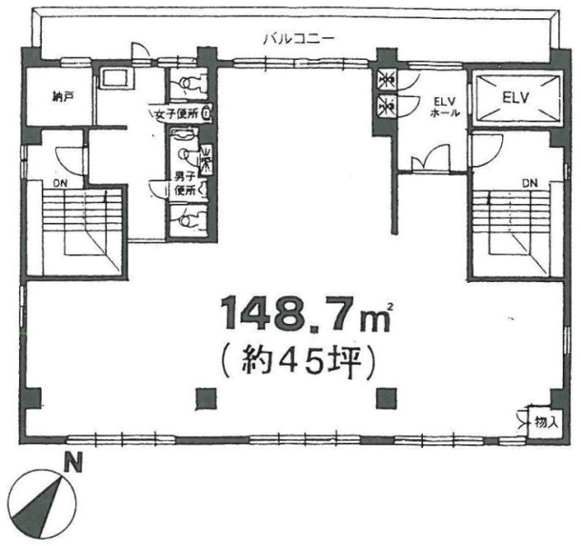 東銀座ロイアルハイツ10F 間取り図