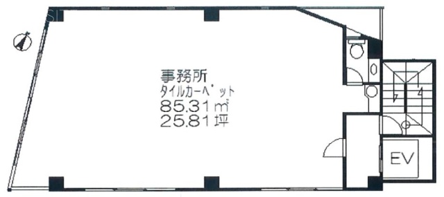 大森ビル2F 間取り図