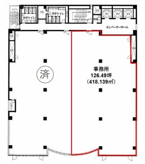 プライム新横浜ビル302 間取り図