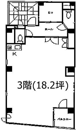 セブンビル3F 間取り図