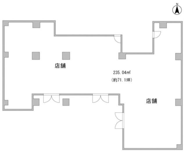 SS-DビルB1F 間取り図