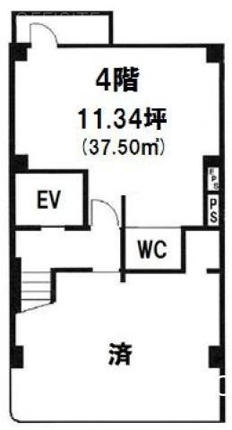 近藤ビル4F 間取り図