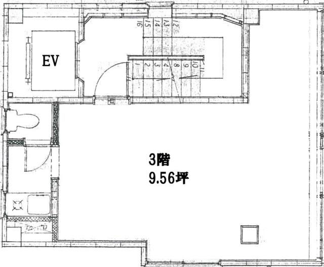京橋三貴ビル3F 間取り図