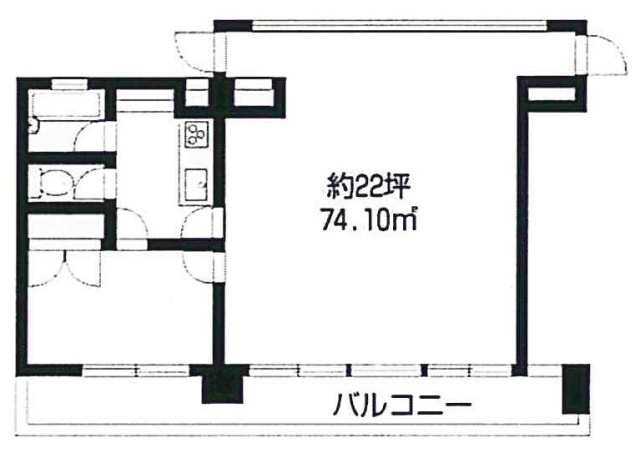 Grand Palace西千葉ビル206 間取り図