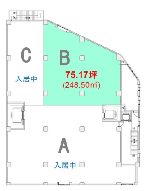 イマス箱崎ビルB 間取り図