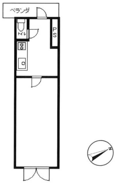 マルマスビル202 間取り図