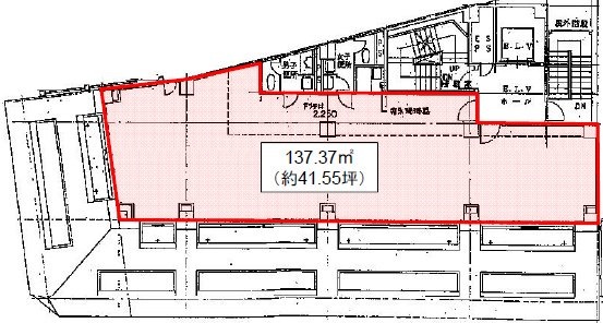 JP-BASE平河町6F 間取り図