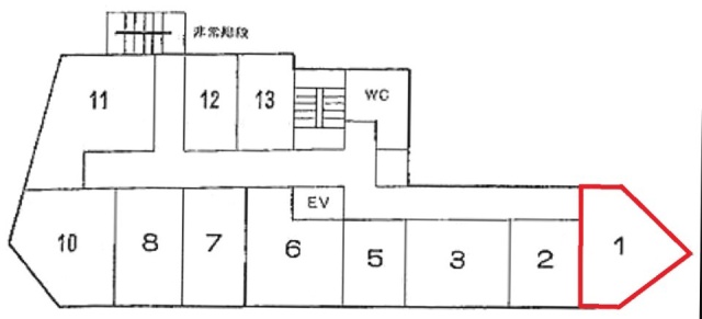 第1下川ビル601 間取り図