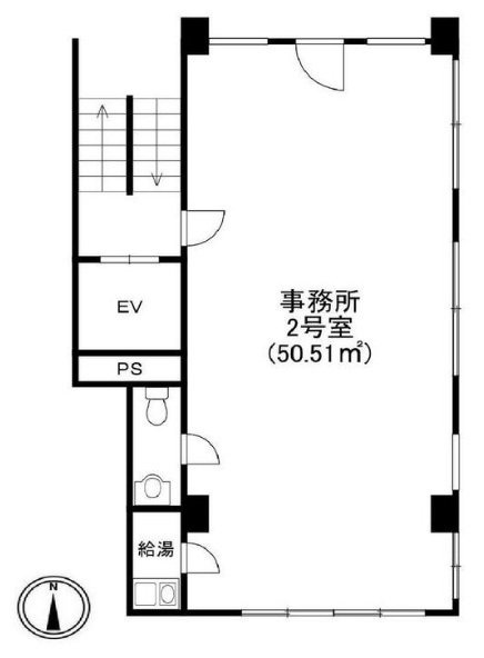 ちどりビル302 間取り図