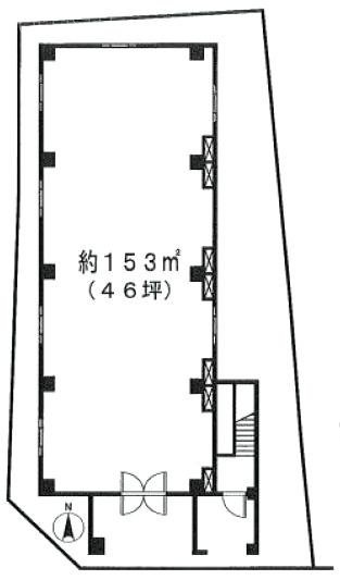 リッツ椚田ビル1F 間取り図