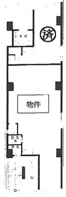 東京第63ビル1F 間取り図