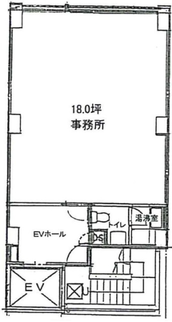 仲一ビル3F 間取り図