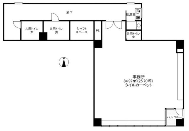 大門アーバニスト3F 間取り図