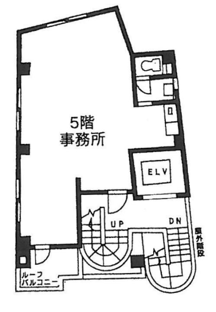 神田小川町太田屋ビル5F 間取り図