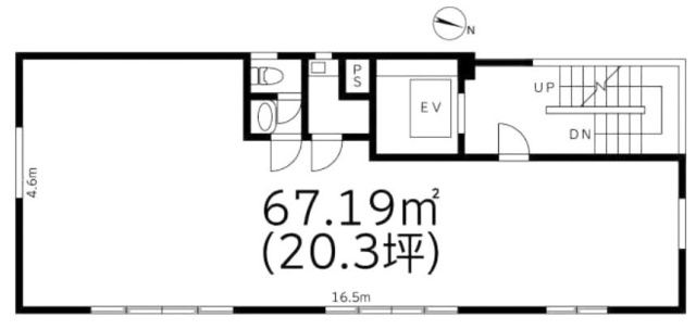 榎本ビル4F 間取り図