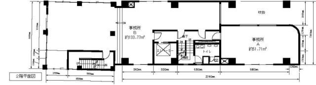 福屋(FUKUYA)ビルB 間取り図