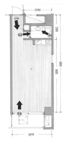 宮益坂STビル502 間取り図