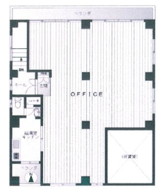 サングローリビル2F 間取り図