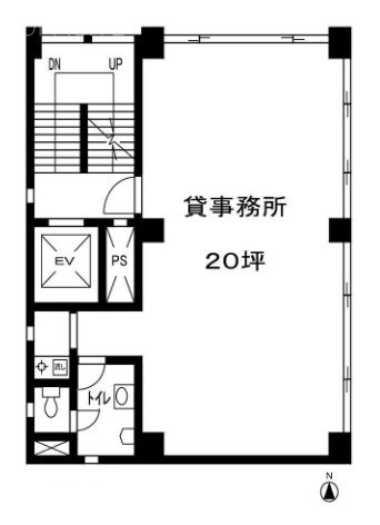 東観第1ビル2F 間取り図