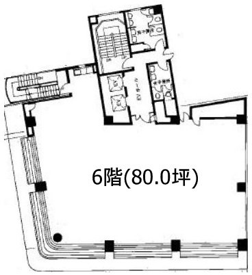 M&Mビル6F 間取り図