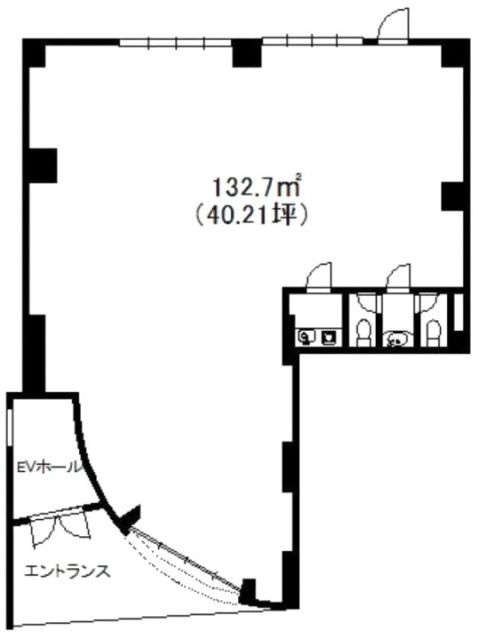 ビューネ本駒込1F 間取り図