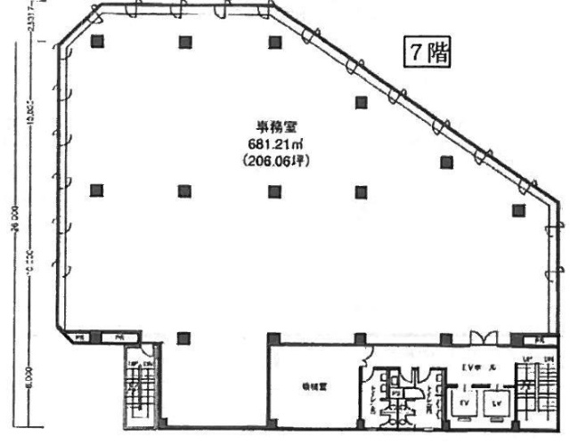 赤坂協和ビル7F 間取り図