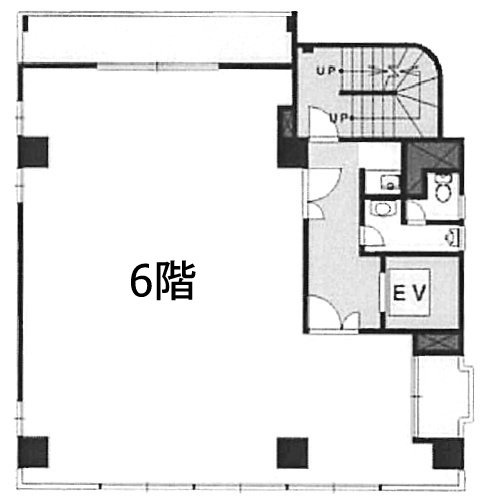 鈴木ビル6F 間取り図