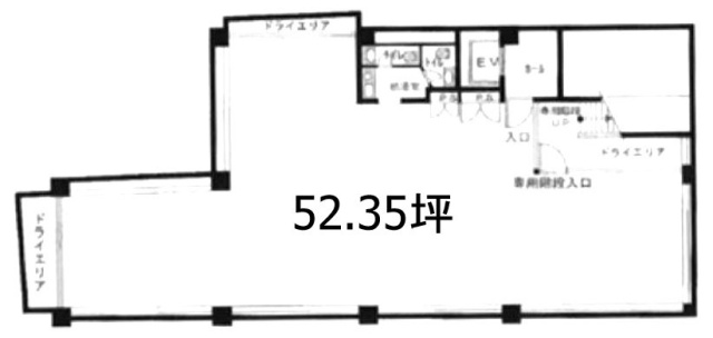 若葉大原ビルB1F 間取り図