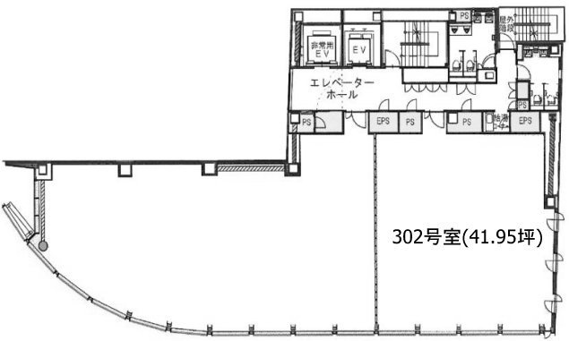 虎ノ門ビルディング302 間取り図