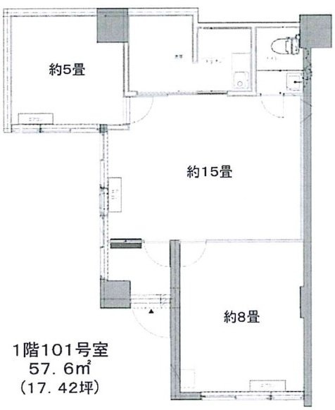 ライオンズマンション南平台101 間取り図