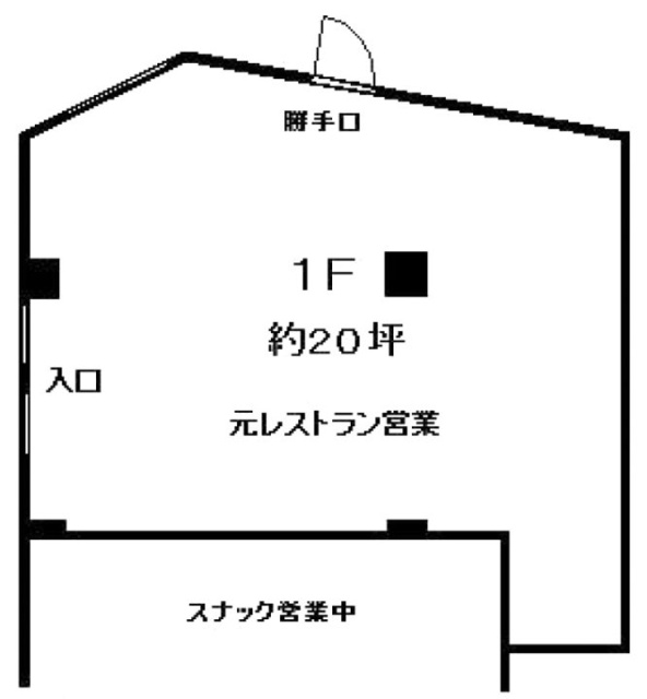 岡久ビル1F 間取り図