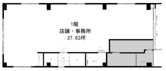 藤木ビル1F 間取り図