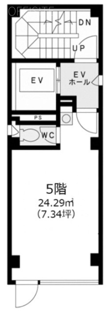 佐々木ビル5F 間取り図