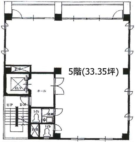 東光アネックスビル5F 間取り図