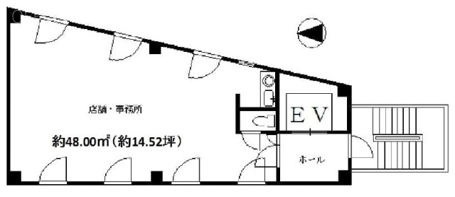 ハウスポート野方ビル3F 間取り図