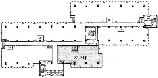 田町きよたビル7F 間取り図