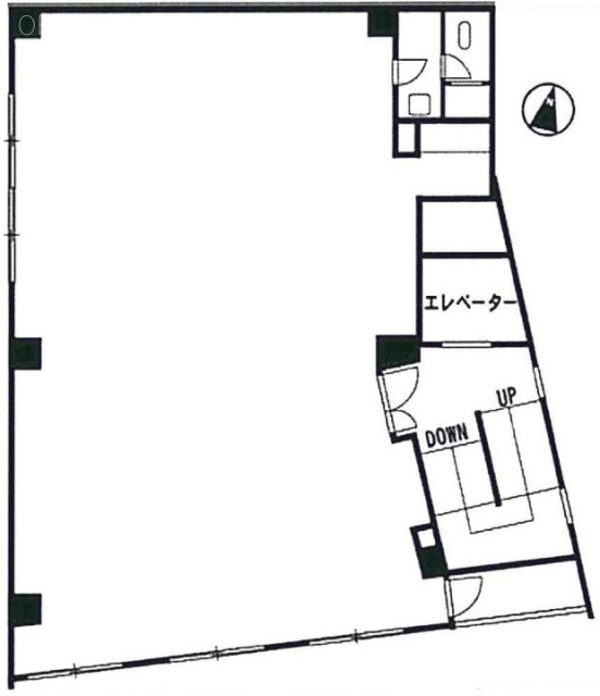 高島町北原不動産ビル2F 間取り図