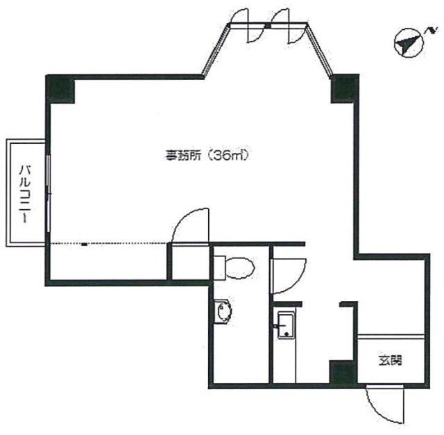 アパルトマン青山ビルH 間取り図