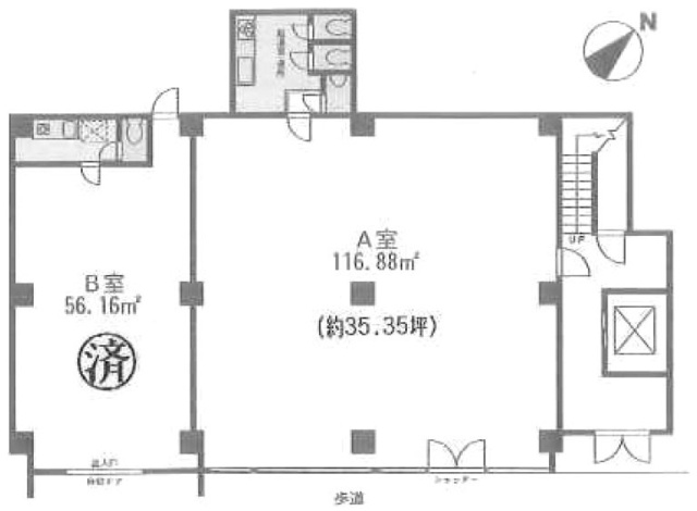 石出ビルA 間取り図