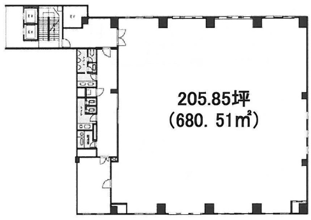 砂防会館別館B棟5F 間取り図