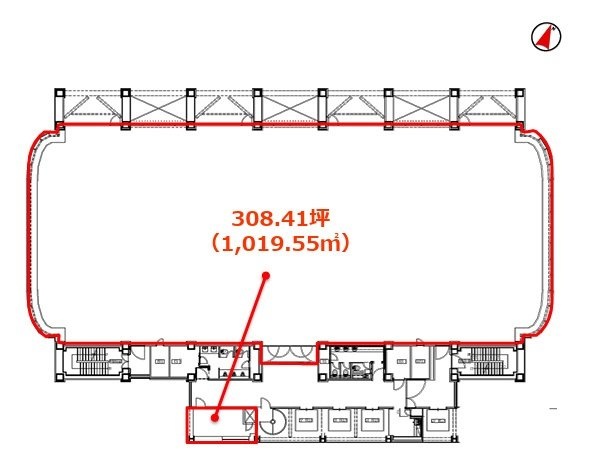 Daiwa荻窪タワー18F 間取り図